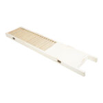 Vahesein BIANCA 120x2.5xH175.5cm, antiikvalge - Pilt 3