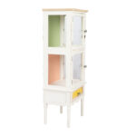 Vitriinkapp BIANCA 51x35xH129cm, antiikvalge - Pilt 3