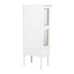 Vitriinkapp BIANCA 51x35xH129cm, antiikvalge - Pilt 4