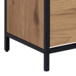 Jalanõudekapp SEAFORD 56x30xH129cm, must - Pilt 6
