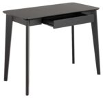Kirjutuslaud ROXBY 100x50xH75cm, must - Pilt 4