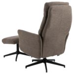 Tugitool LONDON recliner jalatoega, hall - Pilt 3