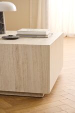 Diivanilaud DICE 90x90xH42cm, beež - Pilt 5