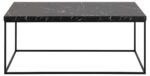 Diivanilaud BAROSSA 110x55xH45cm, must - Pilt 2
