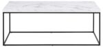 Diivanilaud BAROSSA 110x55xH45cm, valge - Pilt 2