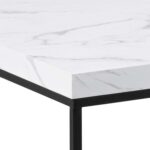 Diivanilaud BAROSSA 110x55xH45cm, valge - Pilt 3