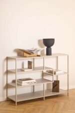 Riiul SEAFORD 114x35xH78cm, avatud, hall - Pilt 5