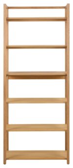 Riiul LUDZA 80x40xH199,2cm, naturaalne - Pilt 2