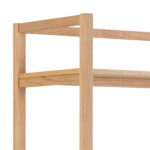 Riiul LUDZA 80x40xH199,2cm, naturaalne - Pilt 4