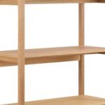 Riiul LUDZA 80x40xH199,2cm, naturaalne - Pilt 5