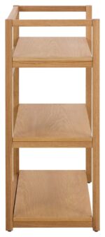 Riiul LUDZA 80x40xH93,3cm, naturaalne - Pilt 3