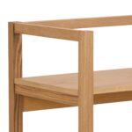 Riiul LUDZA 80x40xH93,3cm, naturaalne - Pilt 4
