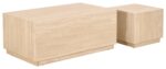 Diivanilauad DICE 100x60xH42cm, 44x44xH38cm, beež - Pilt 3