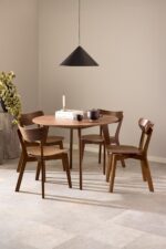 Söögilaud ROXBY D105xH76cm, naturaalne - Pilt 7