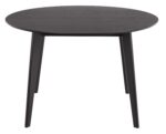 Söögilaud ROXBY D120xH76cm, must - Pilt 2