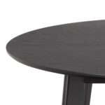 Söögilaud ROXBY D120xH76cm, must - Pilt 3