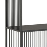 Riiul STRINGTON 120x35xH185cm, must - Pilt 5