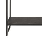 Riiul STRINGTON 120x35xH185cm, must - Pilt 6