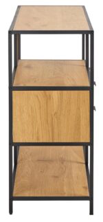 Riiul SEAFORD 114x35xH78cm, naturaalne - Pilt 3