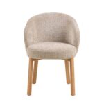 Tool DARLENE käetugedega, beež/tamm - Pilt 2