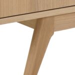 TV-laud MARTE 160x40xH55cm, hele tamm - Pilt 7