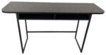 Konsoollaud DARLINGTON 140x40xH77cm, must - Pilt 2