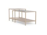 Diivanilauad 2tk SEAFORD 90x45xH45cm, 50x50xH50cm, hall - Pilt 3