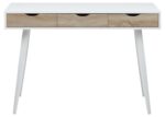 Kirjutuslaud NEPTUN 110x50xH77cm, valge/tamm - Pilt 3