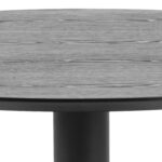 Söögilaud IBIZA D80xH75cm, must - Pilt 4