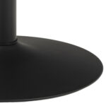 Söögilaud IBIZA D110xH74cm, must marmor - Pilt 5