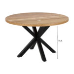 Söögilaud HEAVEN D120xH76,4cm, naturaalne - Pilt 2
