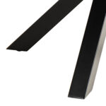 Söögilaud HEAVEN D119xH75,5cm, must - Pilt 5