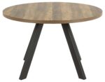 Söögilaud ZALIDA D120/210xH75cm, naturaalne - Pilt 2