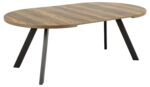 Söögilaud ZALIDA D120/210xH75cm, naturaalne - Pilt 5