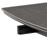 Söögilaud BLACKBURN 160/240x97xH75cm, must - Pilt 4