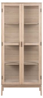 Vitriinkapp LINLEY 80x40xH180cm, beež - Pilt 2