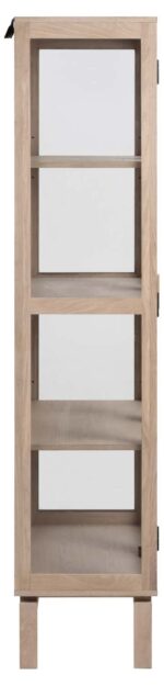 Vitriinkapp LINLEY 80x40xH180cm, beež - Pilt 3