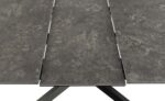 Söögilaud IRWINE 168/210x90xH76cm, must - Pilt 3