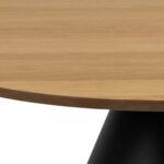 Diivanilaud SOLI D85xH40cm, naturaalne/must - Pilt 2