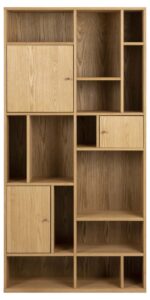 Riiul RANGOON 90x30xH180cm, naturaalne - Pilt 2