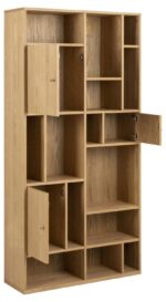 Riiul RANGOON 90x30xH180cm, naturaalne - Pilt 4
