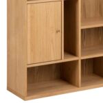 Riiul RANGOON 90x30xH180cm, naturaalne - Pilt 6