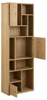 Riiul RANGOON 60,5x30xH180cm, naturaalne - Pilt 4