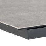 Söögilaud IRWINE 168/210x90xH76cm, hall - Pilt 5