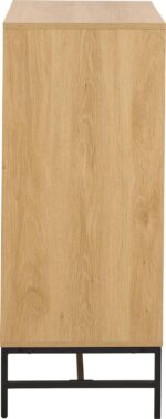 Kummut ALBANY 80,6x40xH100,1cm, naturaalne - Pilt 3
