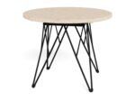Abilaud PRUNUS D55xH41,4cm, beež/must - Pilt 2