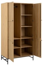Kapp ALBANY 99x60xH200cm, naturaalne - Pilt 6