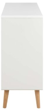 Kummut LOWELL 135x40xH90cm, valge - Pilt 3