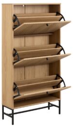 Jalanõudekapp ALBANY 71,6x25xH140,4cm, naturaalne - Pilt 6