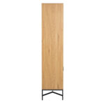 Vitriinkapp JAIPUR 80x40xH180cm, naturaalne - Pilt 3